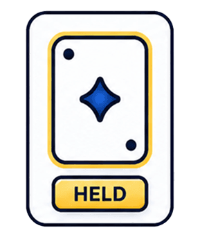Hand cursor for the hold step.
